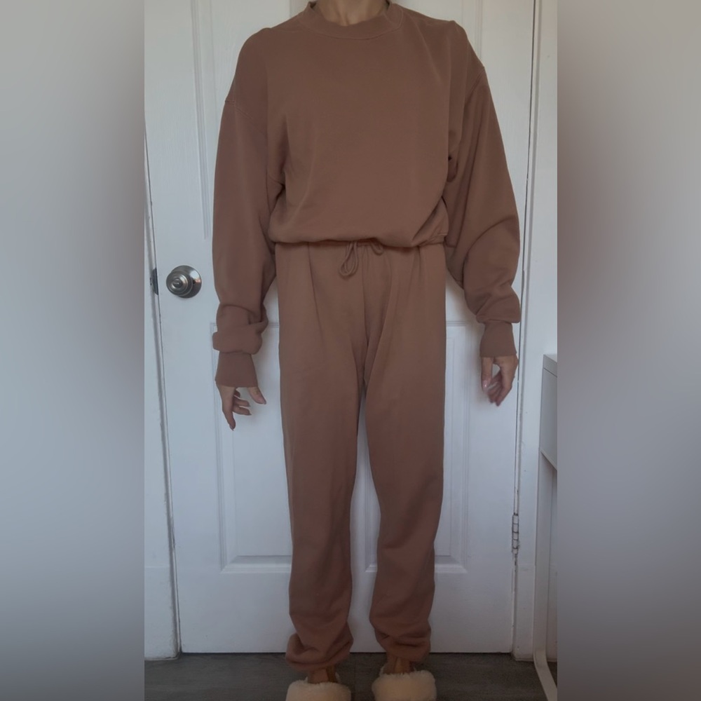 SKIM Tan Sweatsuit